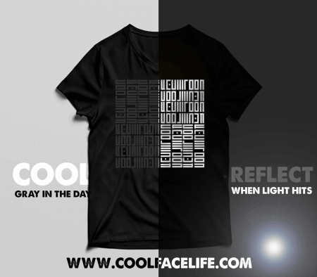 Cool-Face-Life-Reflect-Tshirt