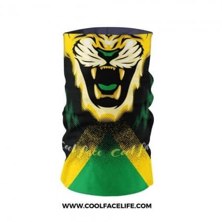 Jamaican Glow Flag Face Bandana 2