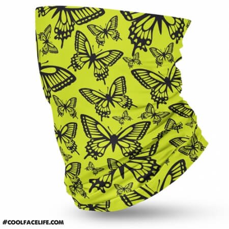 Green Butterfly Bandana