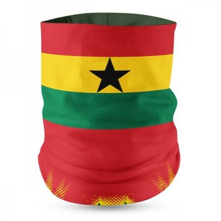 ghana flag bandana